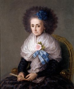 La marquesa viuda de Villafranca de Francisco de Goya